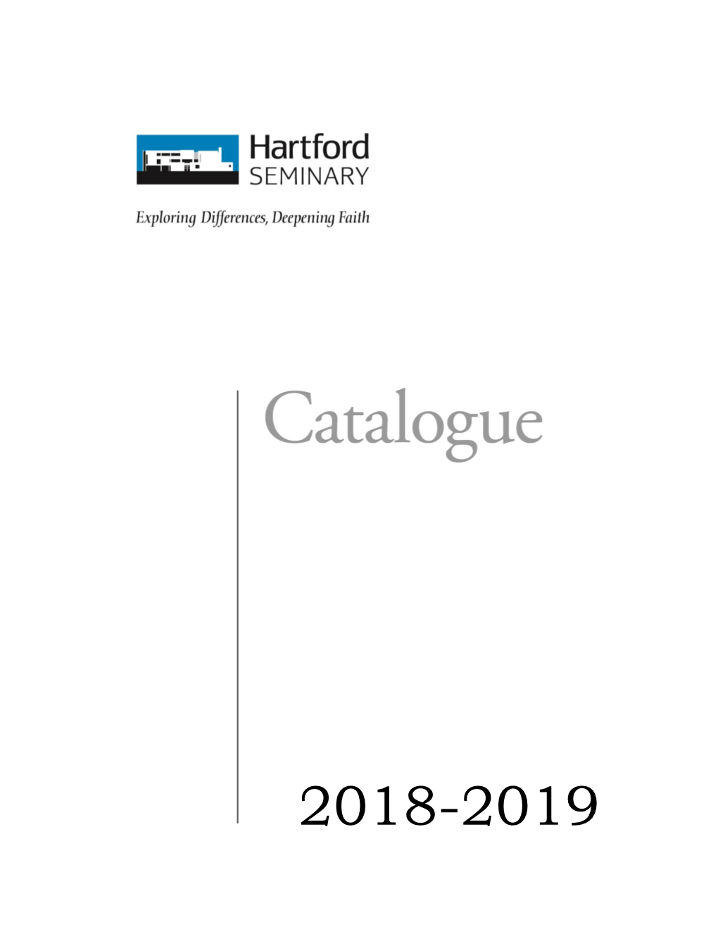 2018-2019 Catalogue 2018 – 2019