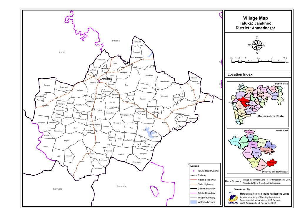 Jamkhed District: Ahmednagar