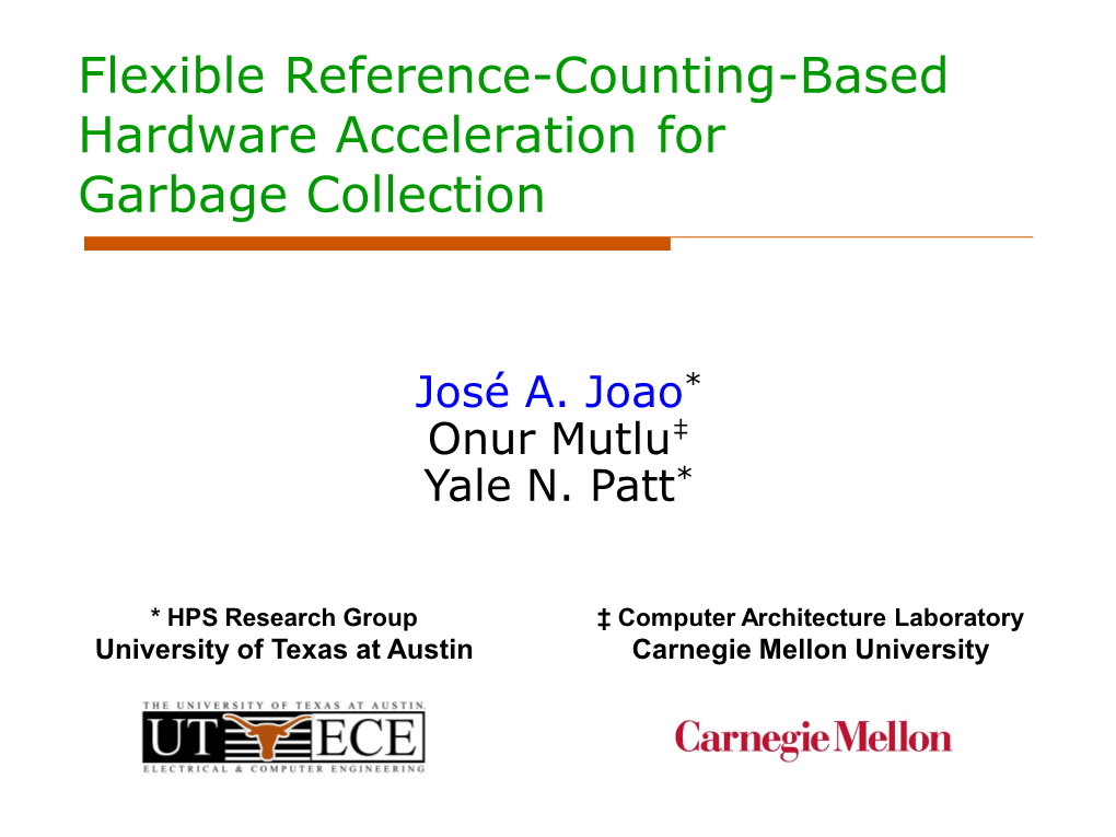 Flexible Reference-Counting-Based Hardware Acceleration for Garbage Collection