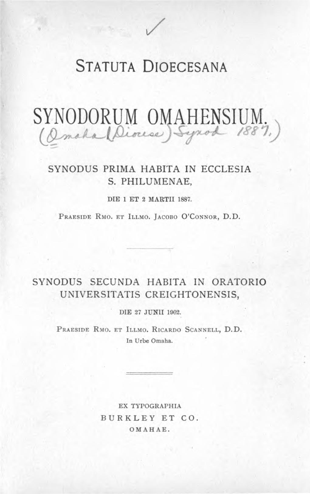 Synodorum Omahensium