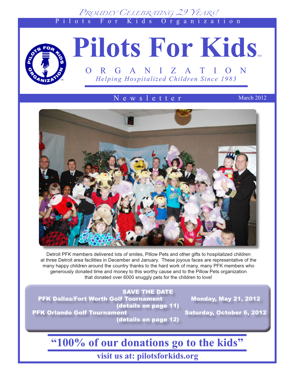 March 2012 Newsletter