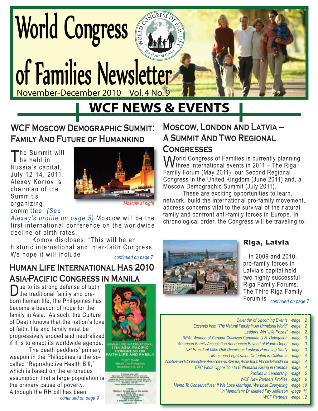 Wcf Monthly Newsletter