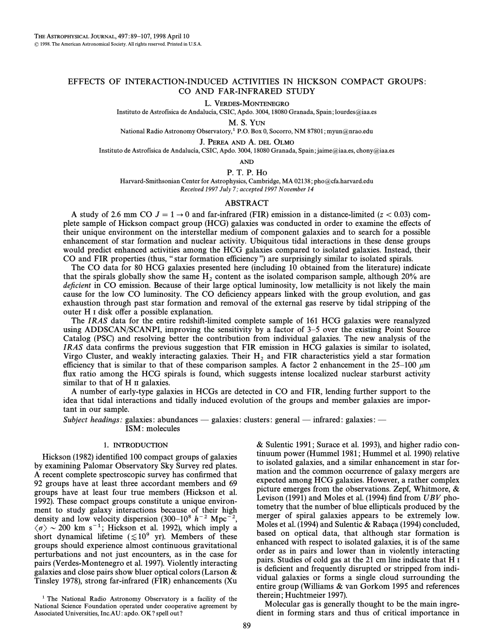 1. INTRODUCTION & Sulentic1991; Surace Et Al