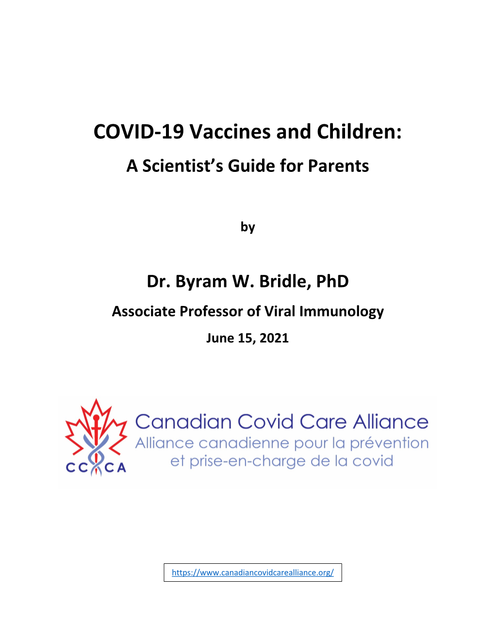 COVID-19 Vaccines and Children: a Scientist's Guide for Parents