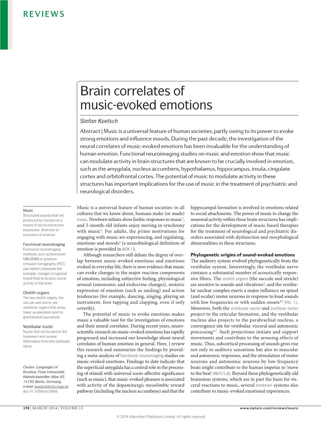 Brain Correlates of Music-Evoked Emotions