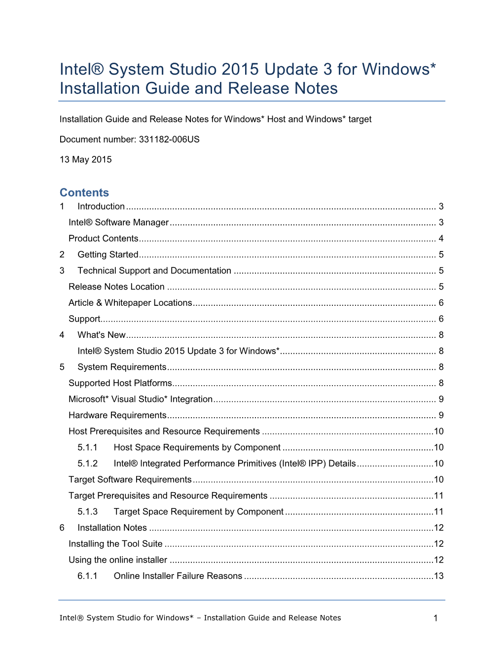 System Studio Release Notes and Installation