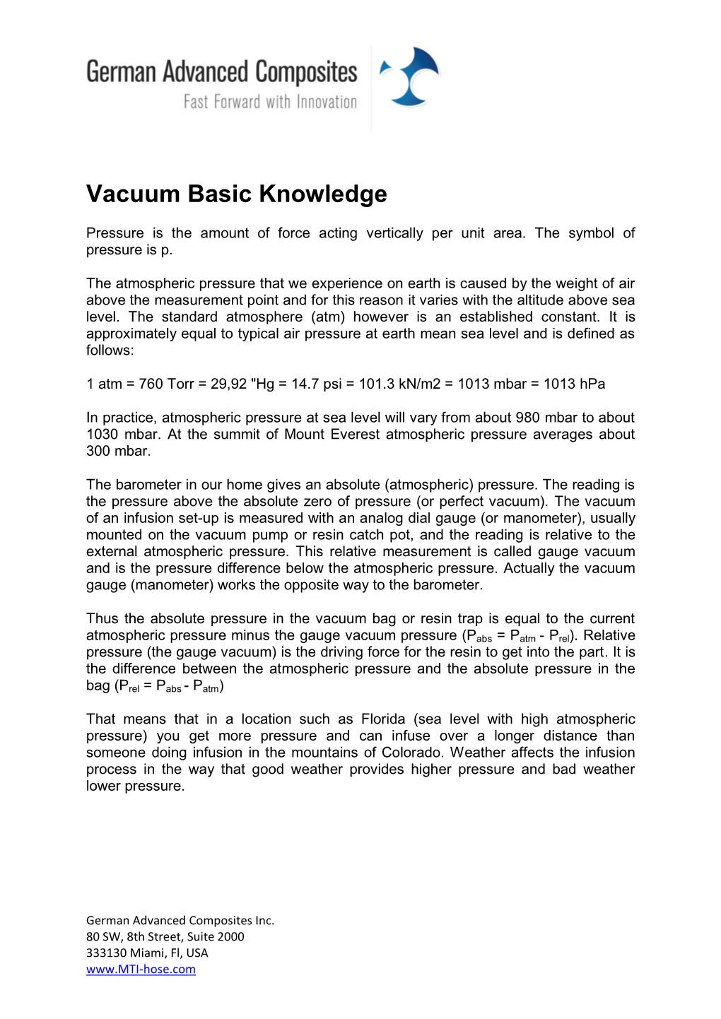 Vacuum Basic Knowledge