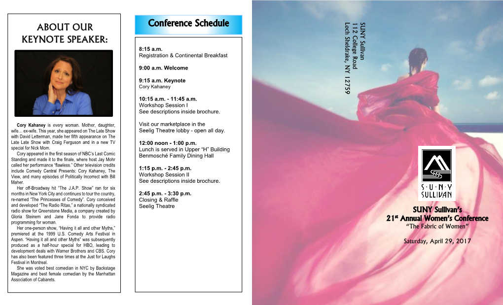 Conference Schedule ABOUT OUR KEYNOTE SPEAKER