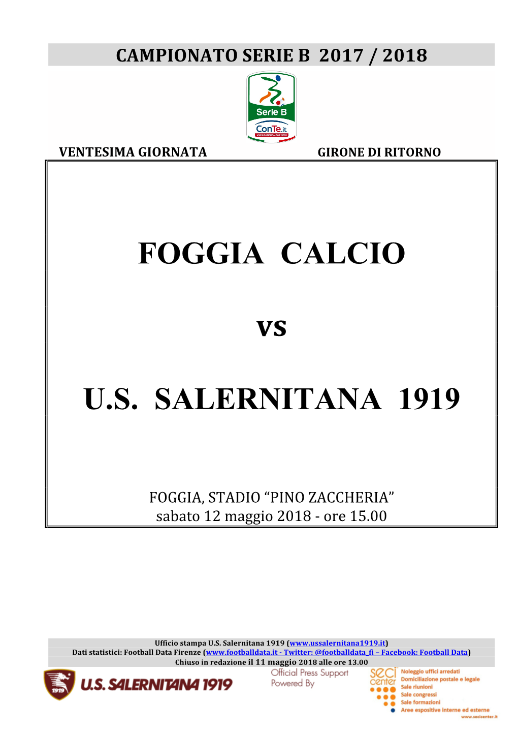 Foggia-Salernitana
