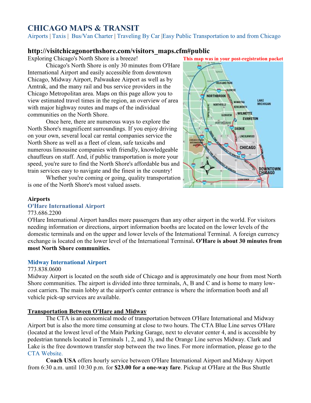 Chicago Maps & Transit