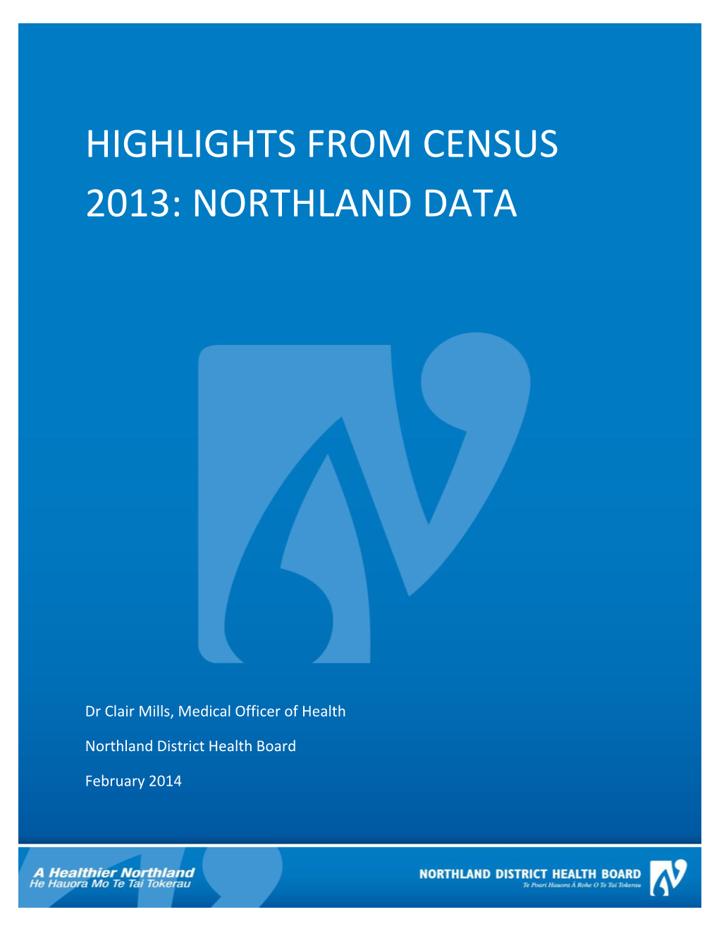 Highlights from Census 2013: Northland Data