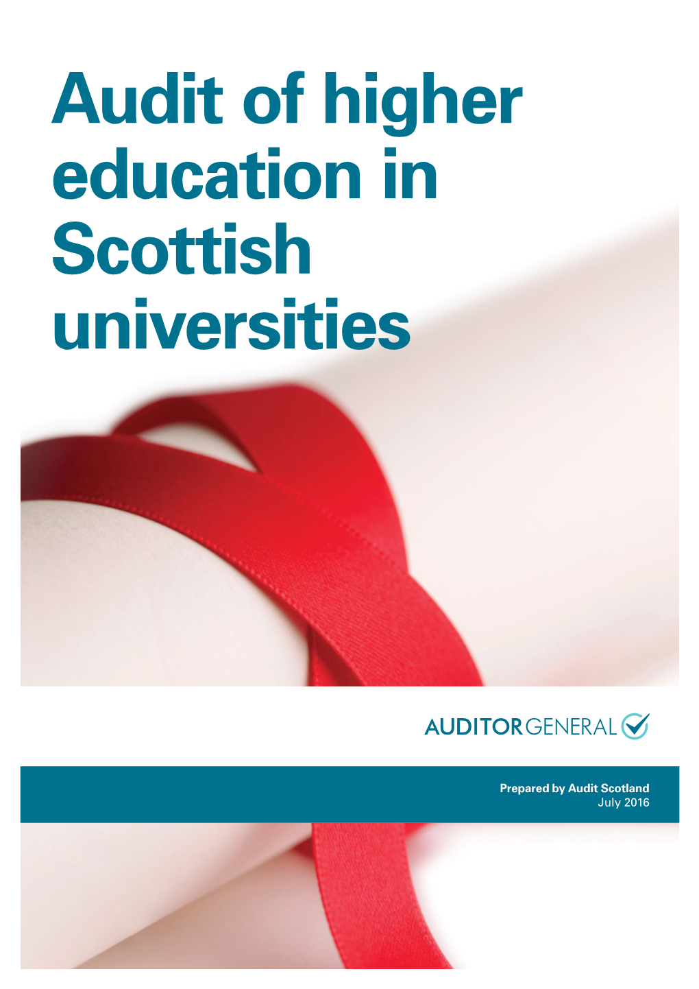 Audit of Higher Education in Scottish Universities