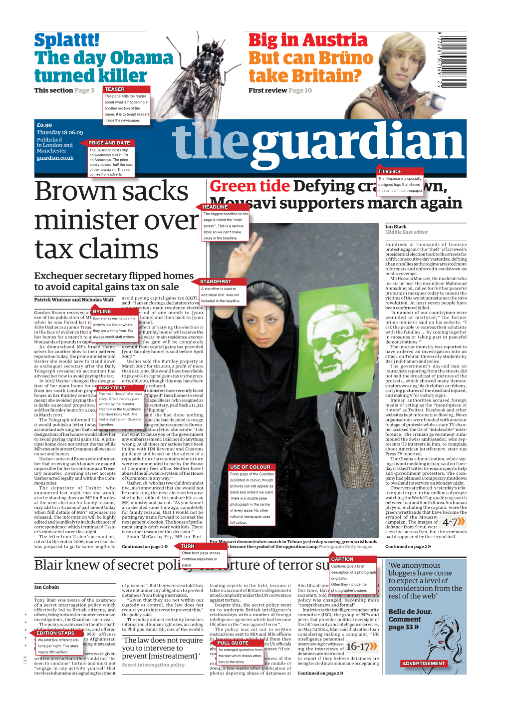Brown Sacks Minister Over Tax Claims