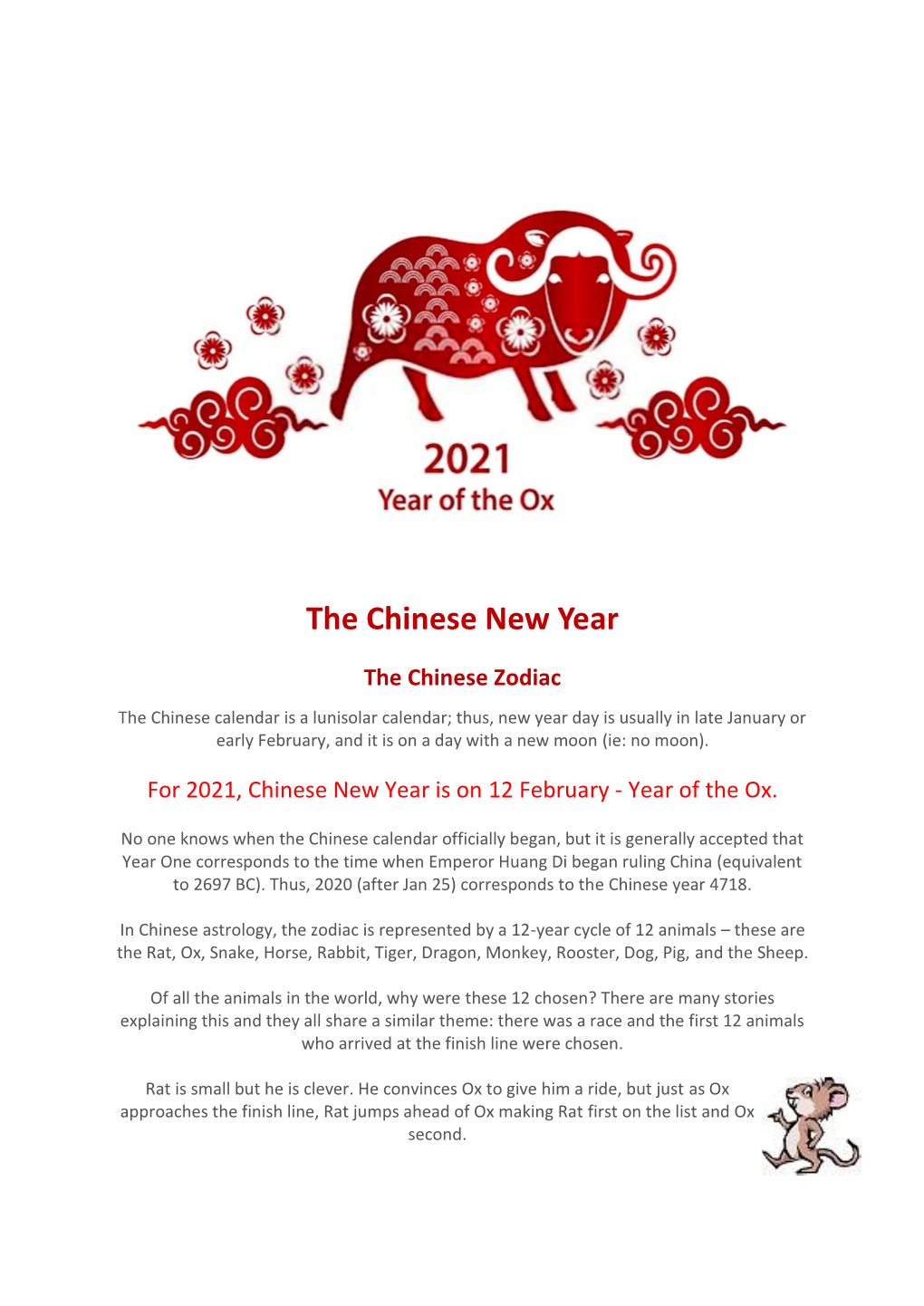 The Chinese New Year