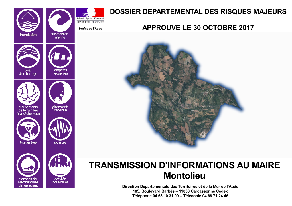 TRANSMISSION D'informations AU MAIRE Montolieu