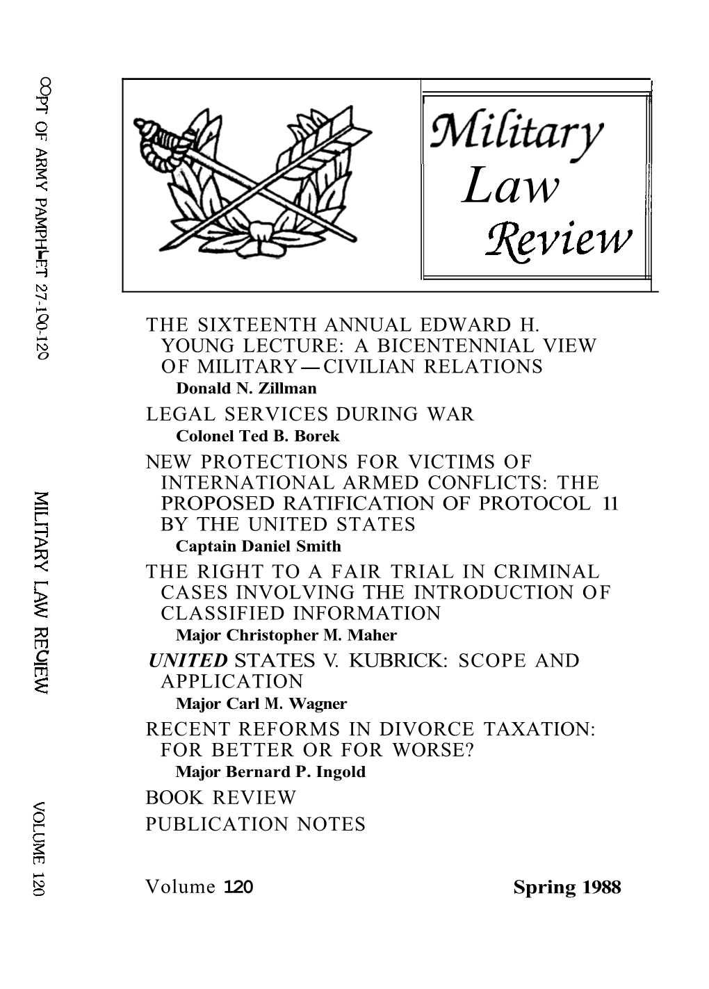 Micitary P E -C Law R Xeview [1 N Y+ 0 the SIXTEENTH ANNUAL EDWARD H