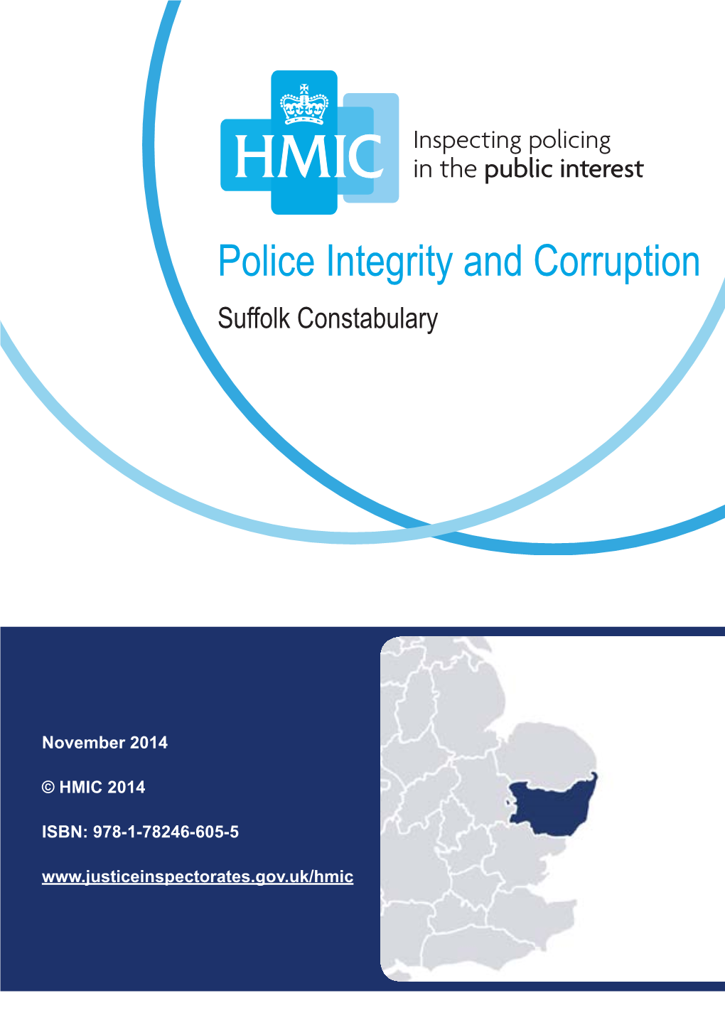 Police Integrity and Corruption – an Inspection of Suffolk Constabulary