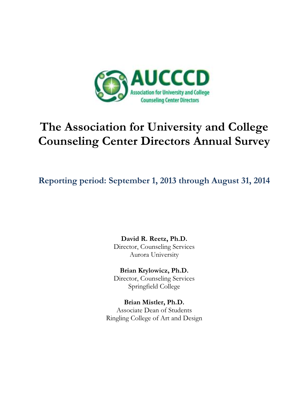 The Association for University and College Counseling Center Directors Annual Survey