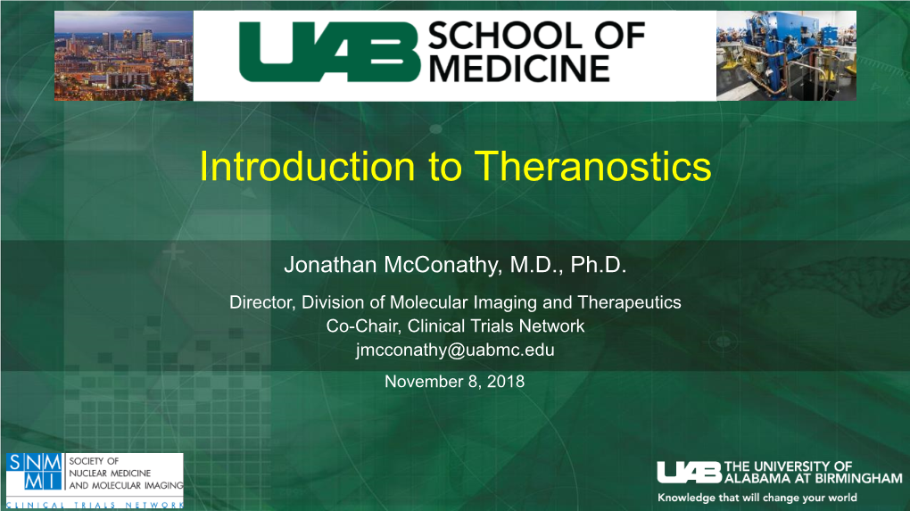 Introduction to Theranostics