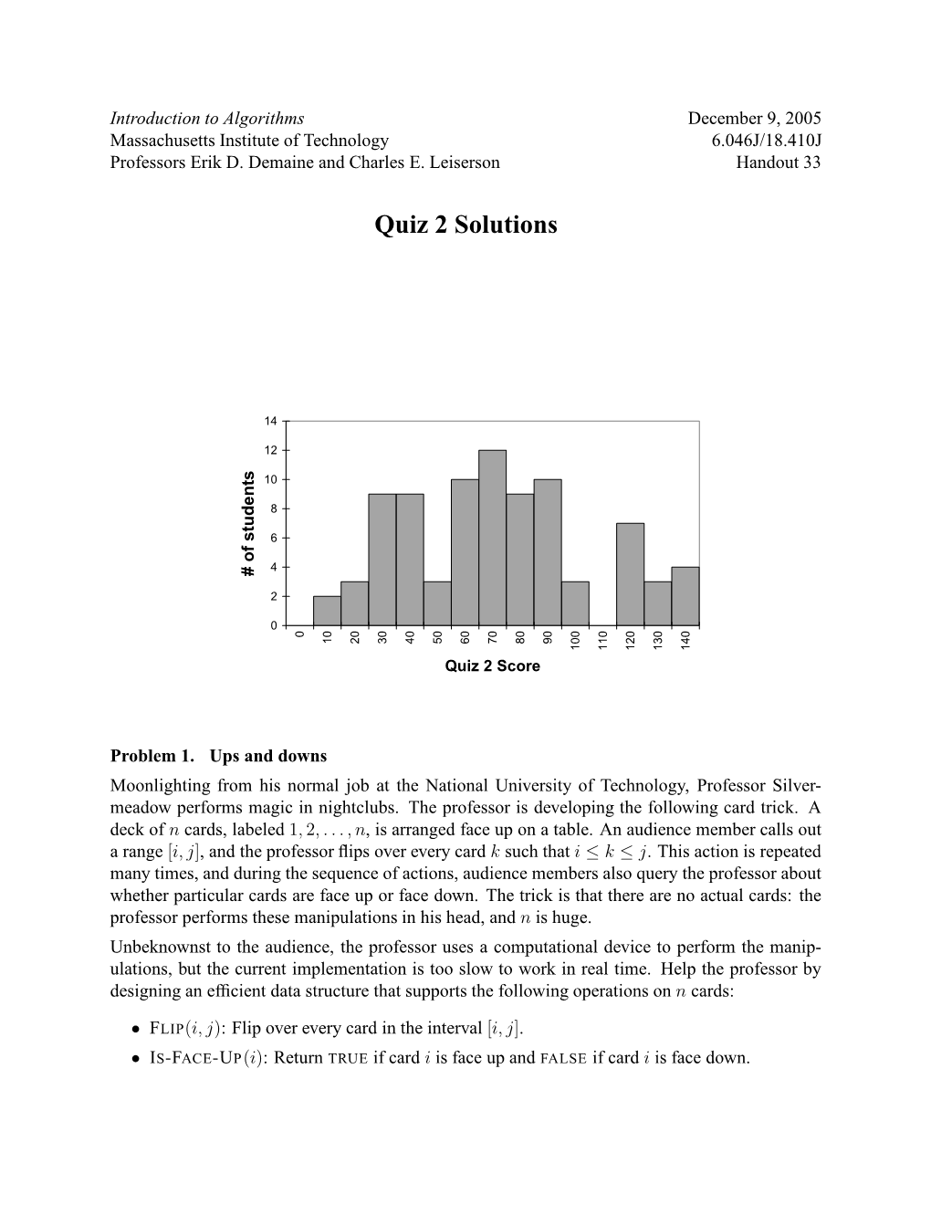 Quiz 2 Solutions