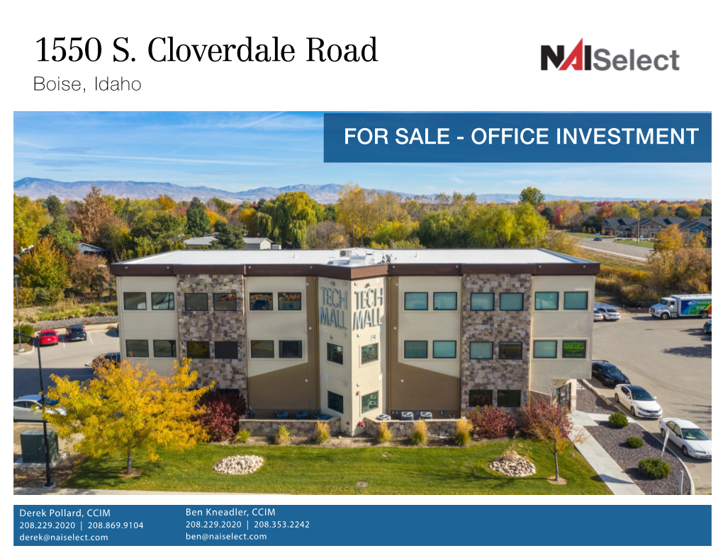 1550 S. Cloverdale Road Boise, Idaho