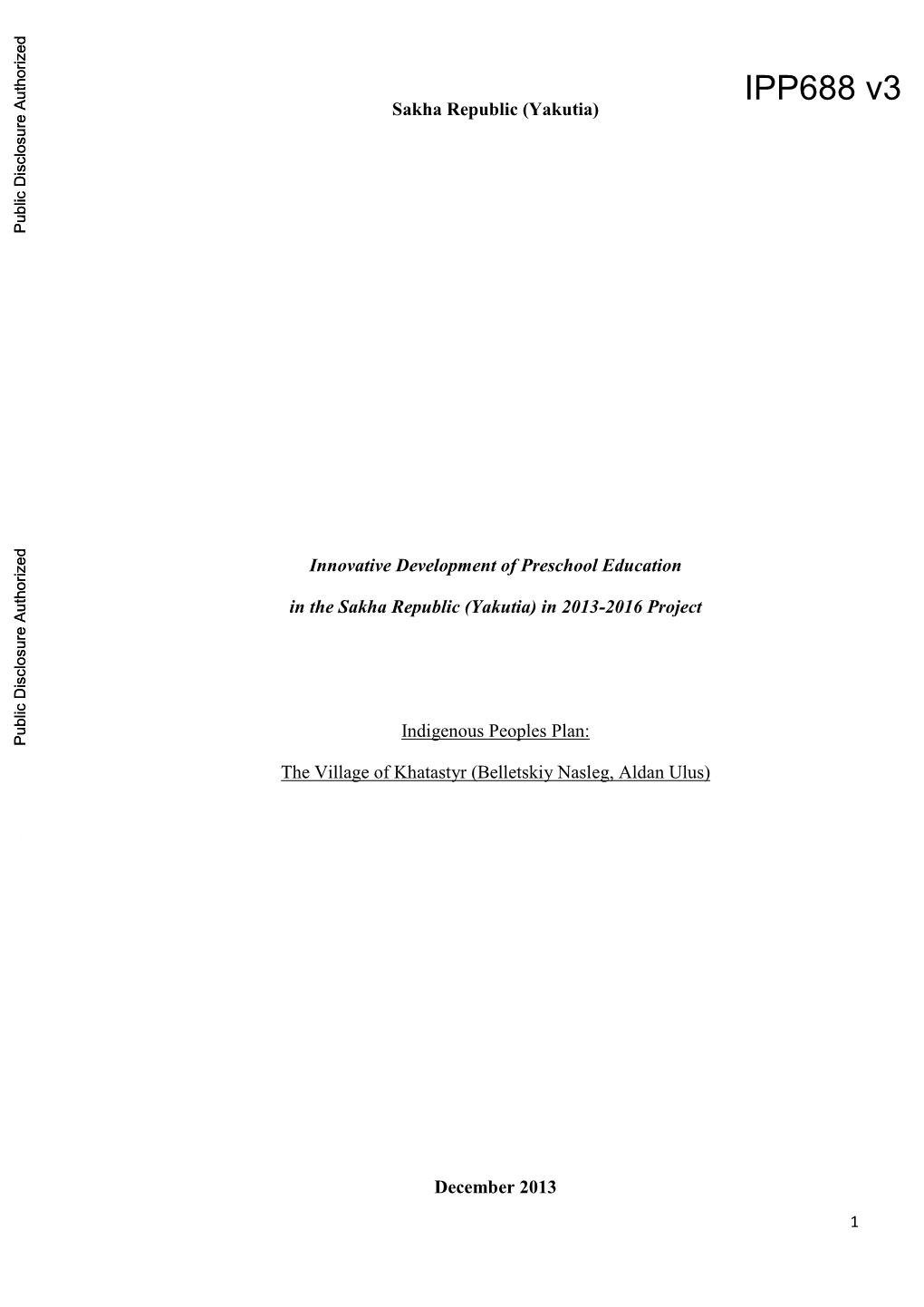 World Bank Document