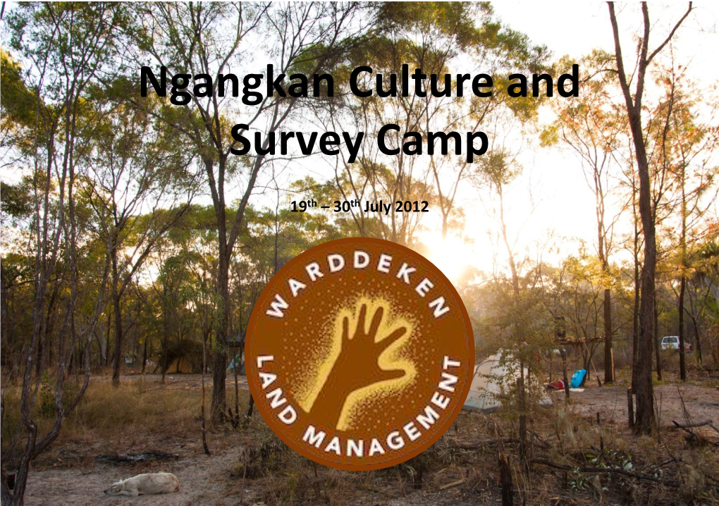 Ngangkan Culture and Survey Camp