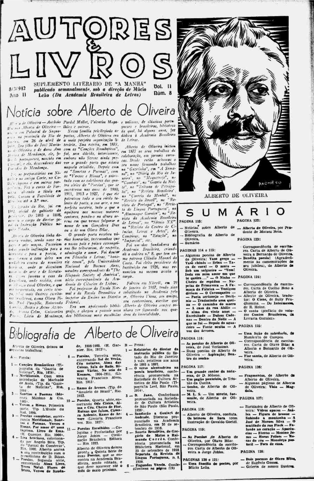 "POESIAS" De Alberto De Oliveira