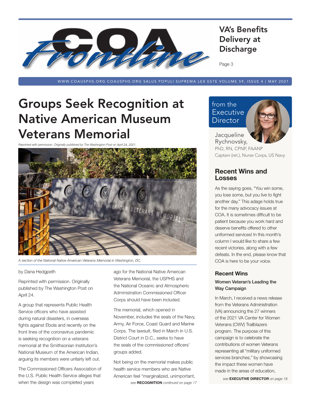 Groups Seek Recognition at Native American Museum Veterans Memorial