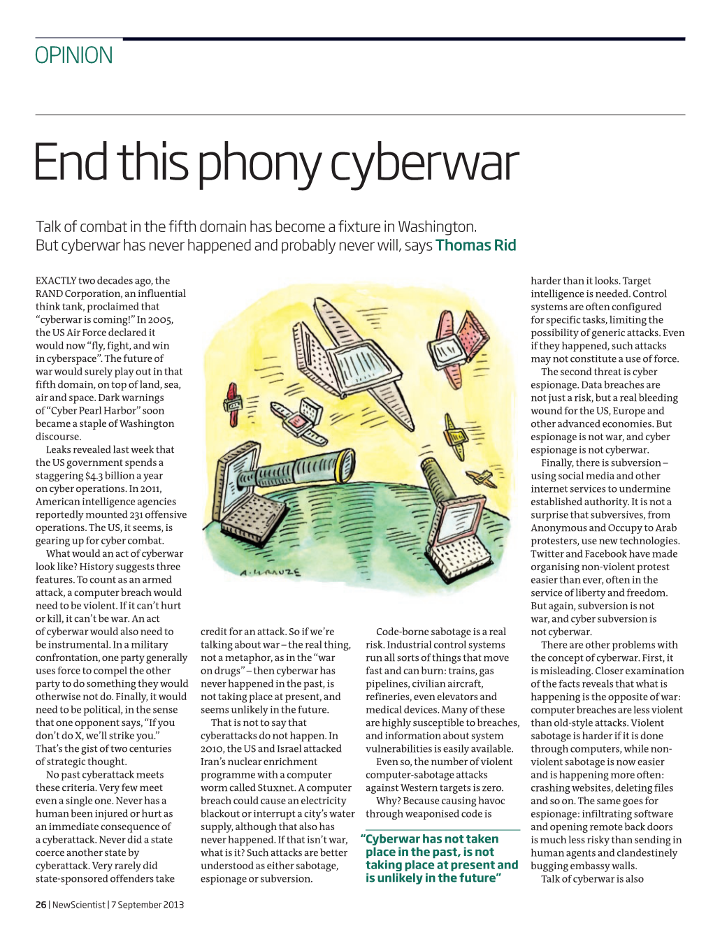 End This Phony Cyberwar