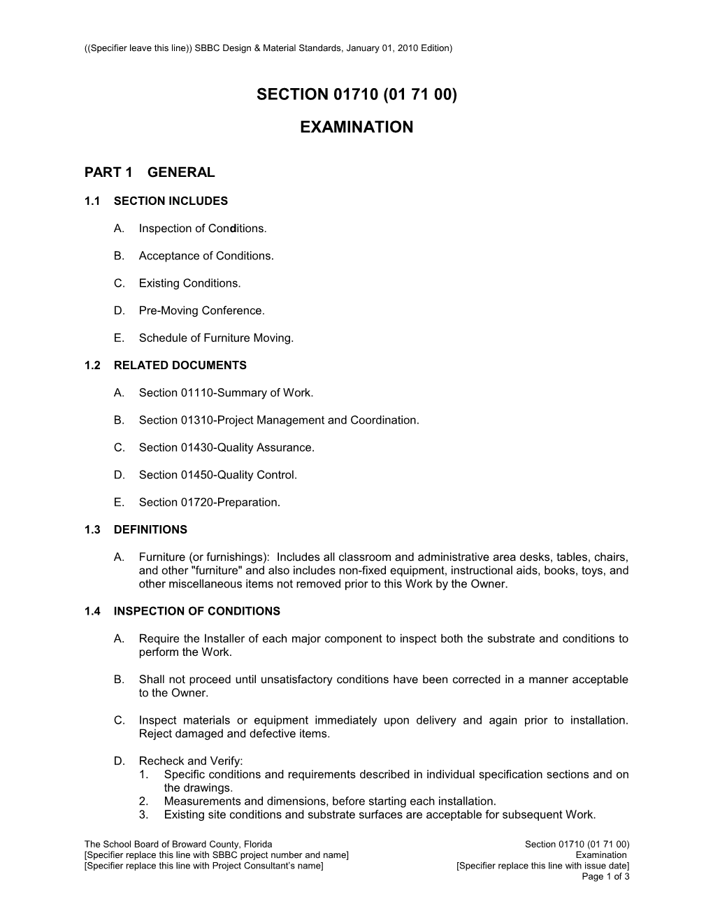 Specifier Leave This Line)) SBBC Design & Material Standards, January 01, 2010 Edition s5