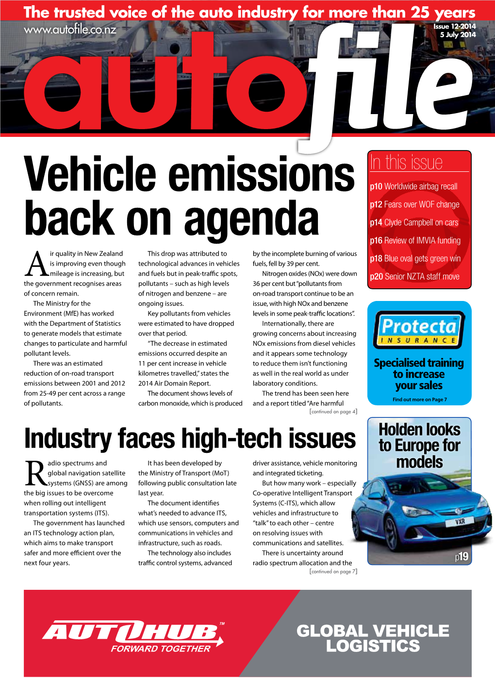 Vehicle Emissions Back on Agenda