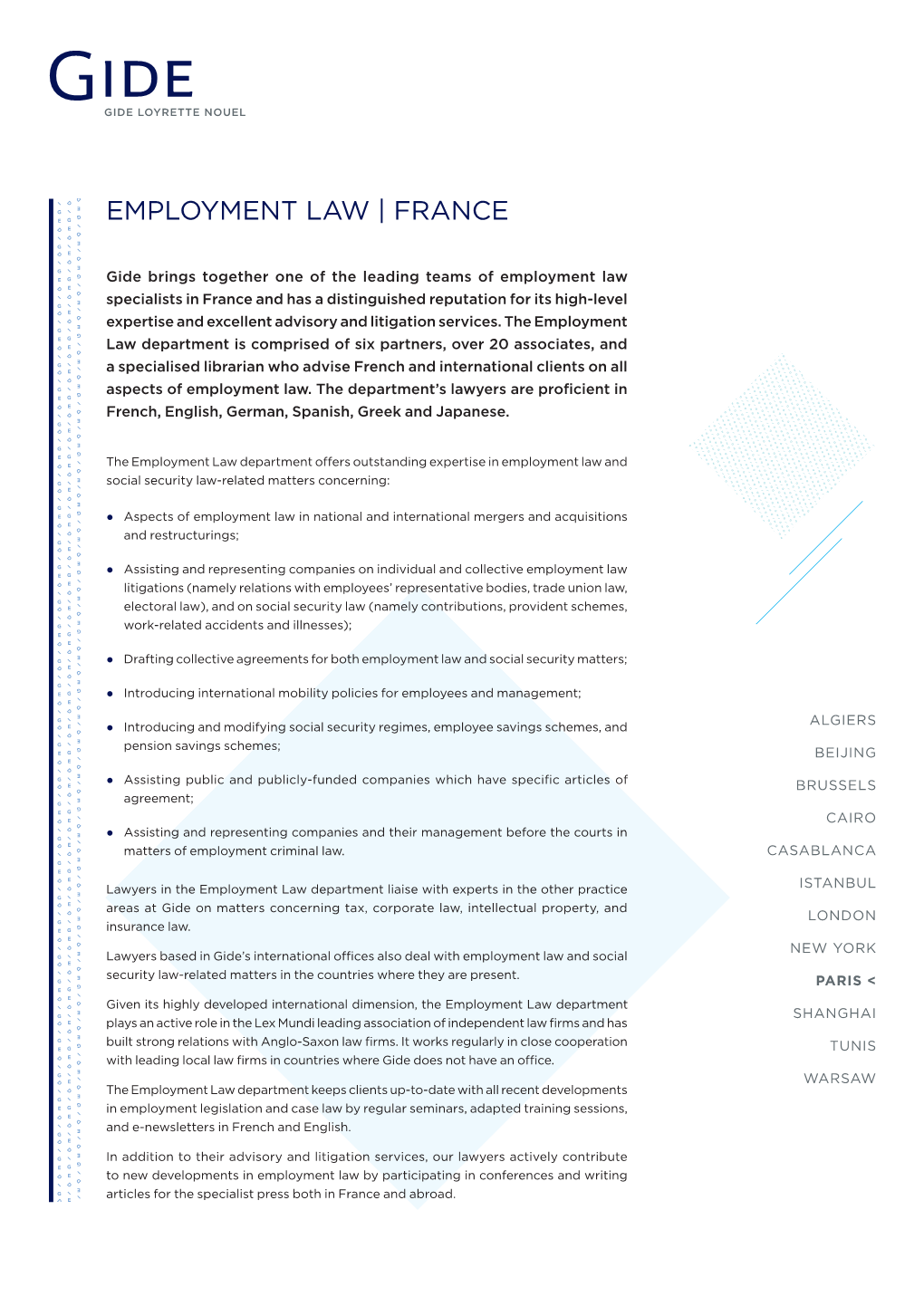 Employment Law | France