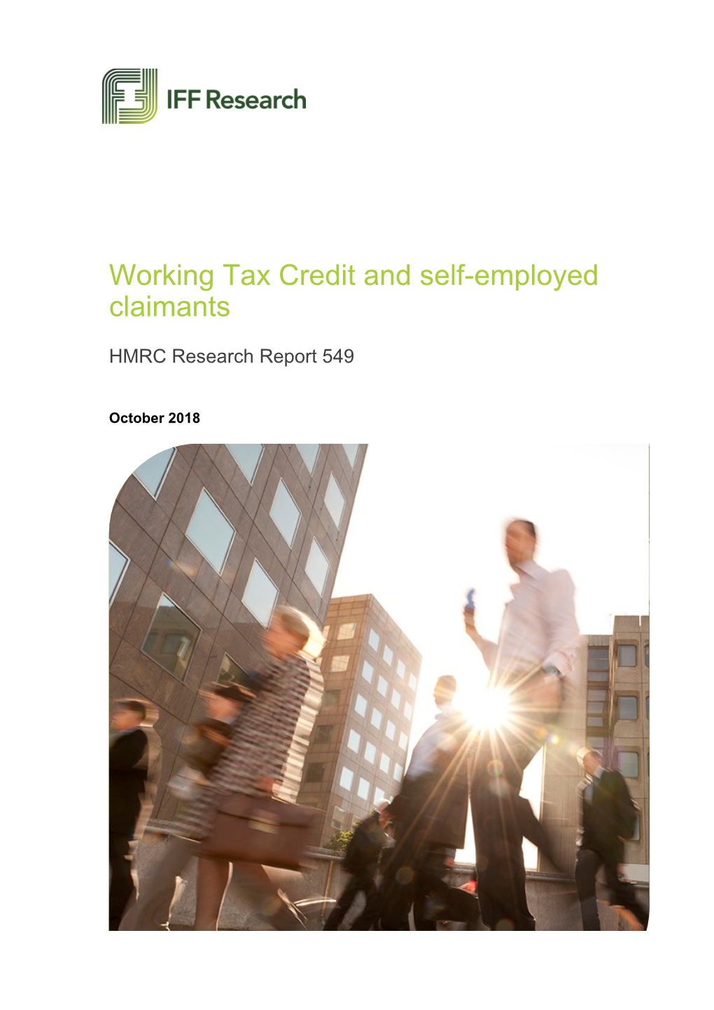 Working Tax Credit and Self-Employed Claimants