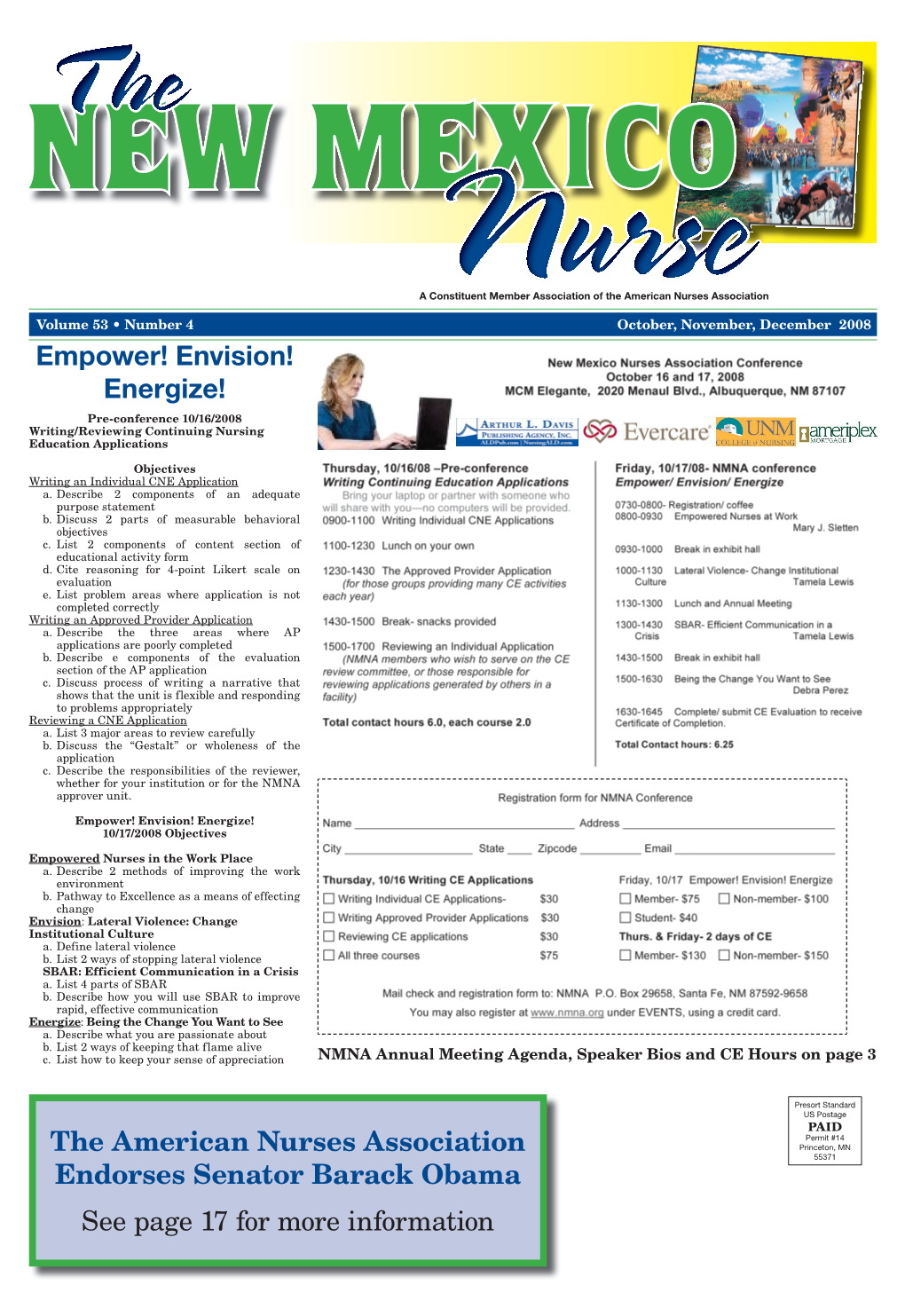 The American Nurses Association Endorses