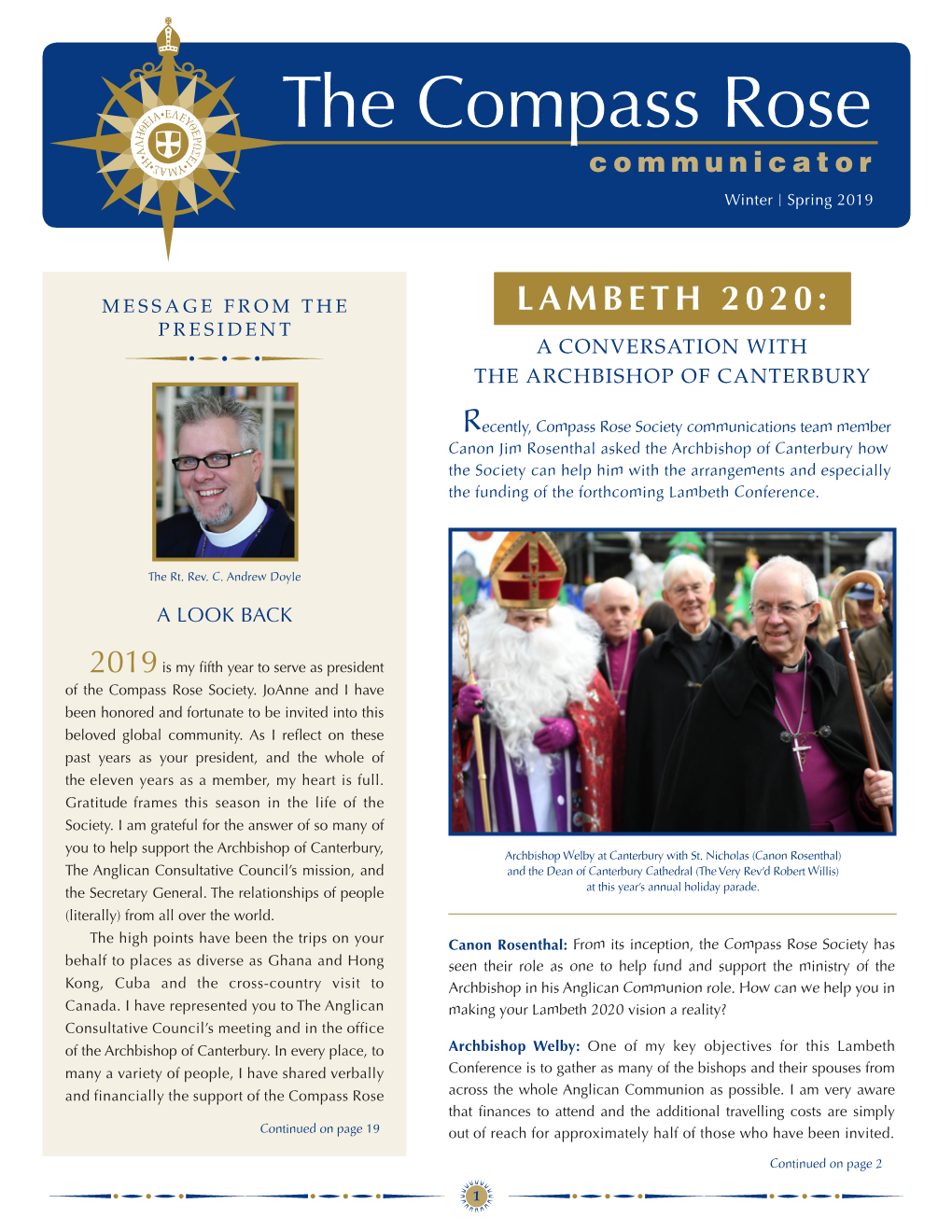 Lambeth 2020: President a Conversation with the Archbishop of Canterbury