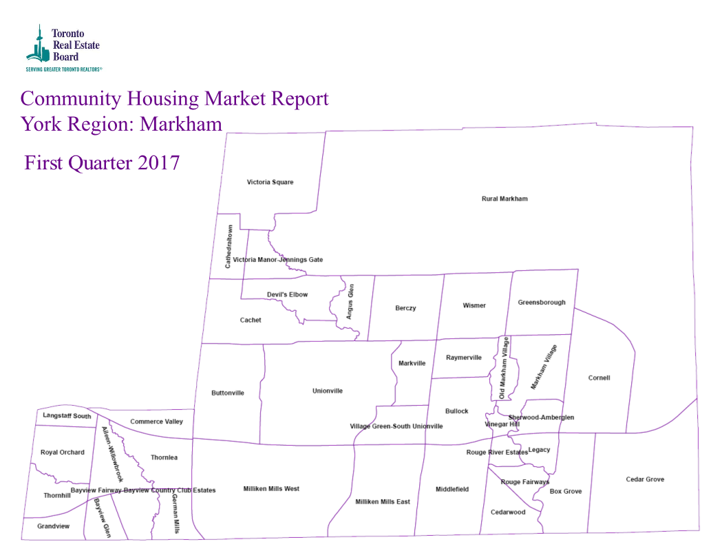 Community Housing Market Report York Region: Markham