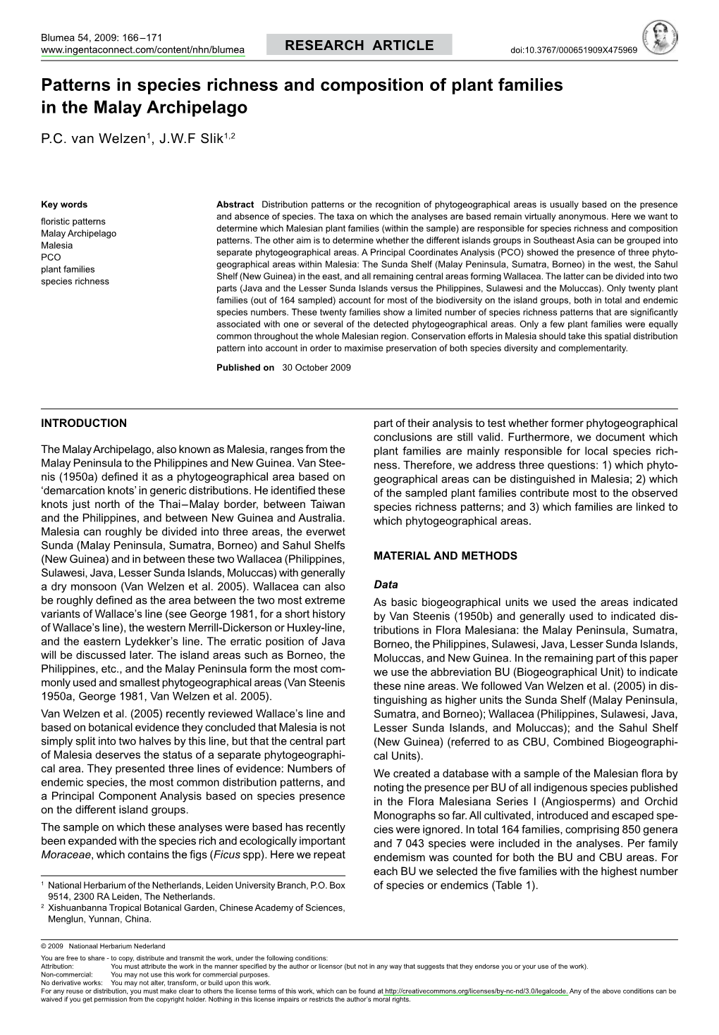 Patterns in Species Richness and Composition of Plant Families in the Malay Archipelago