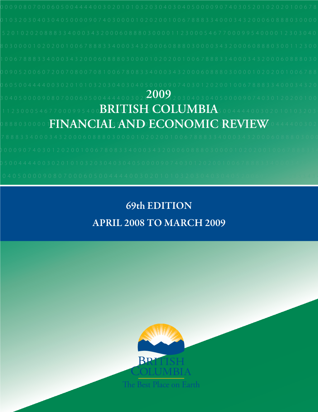 British Columbia Financial & Economic Review 2009