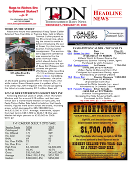 HEADLINE NEWS • 2/27/08 • PAGE 2 of 15