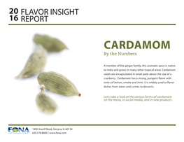 CARDAMOM by the Numbers