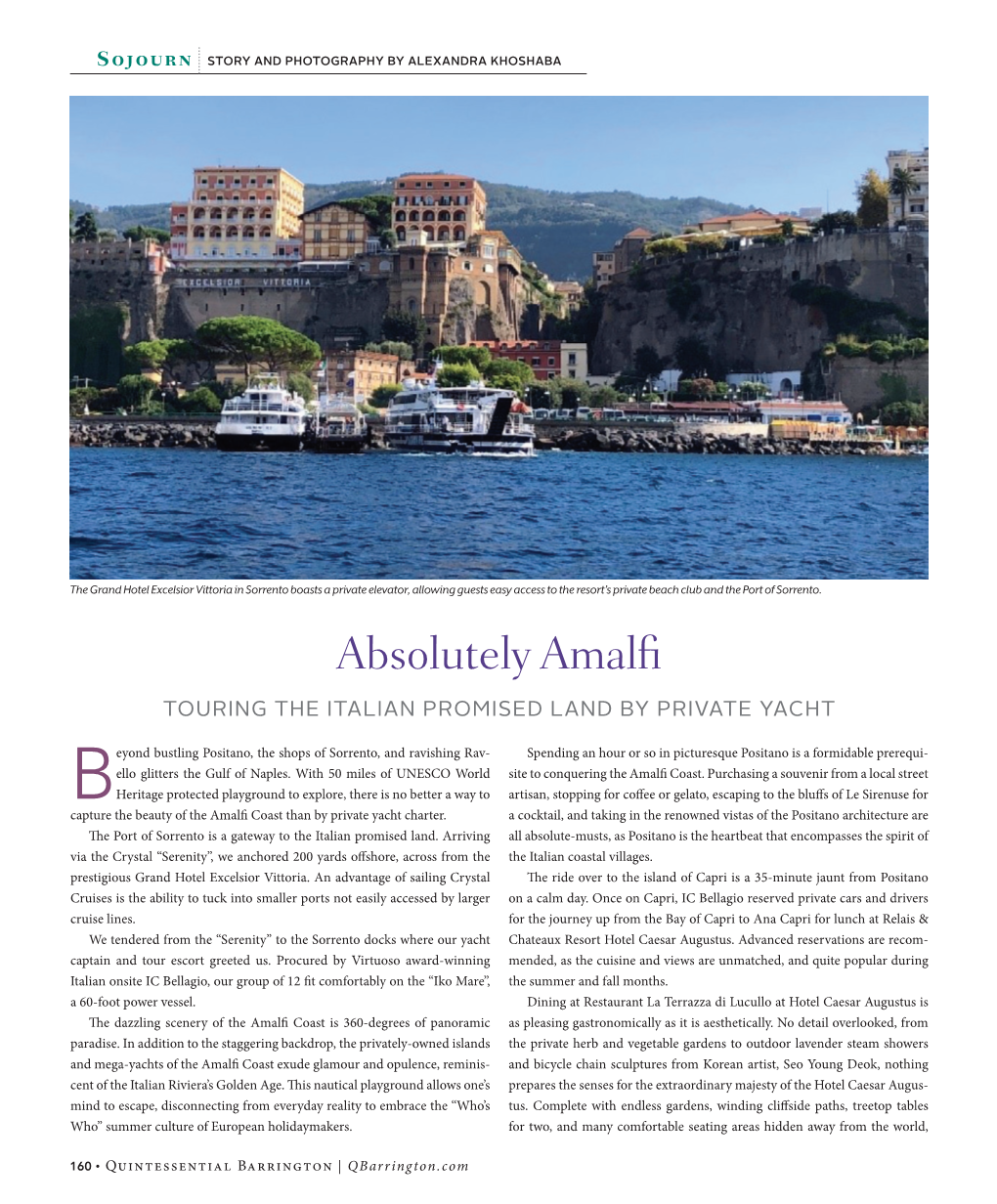 Absolutely Amalfi