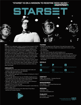 “Starset Is on a Mission to Redefine Rock Music.”