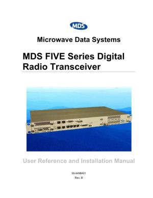 MDS FIVE Series Digital Radio Transceiver