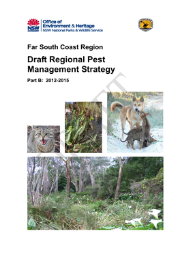 Far South Coast Draft Regional Pest Management Strategy 2012-2015