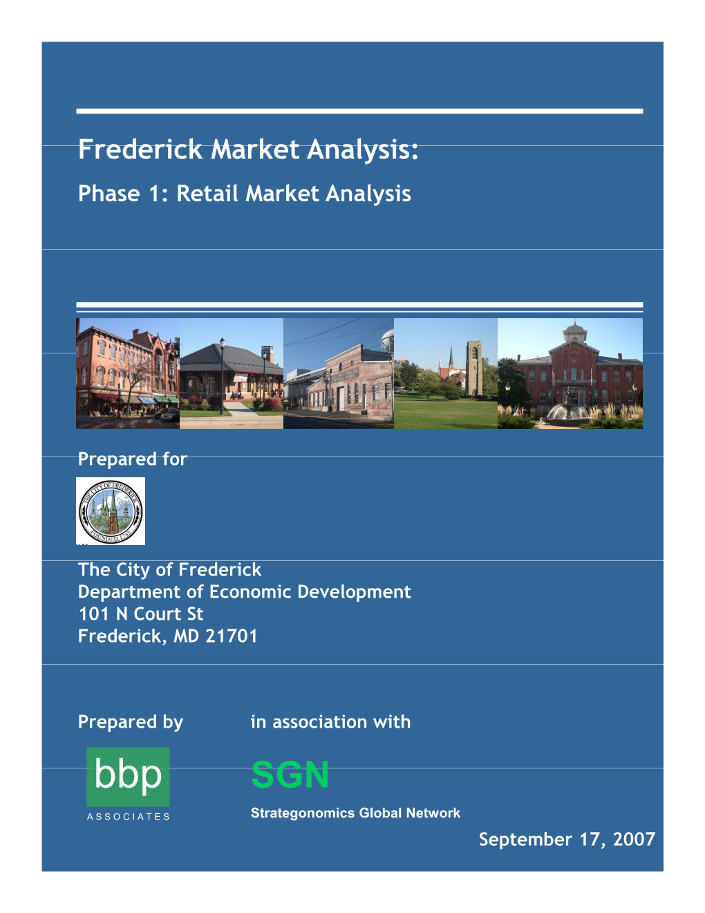 Frederick Retail Market Analysis