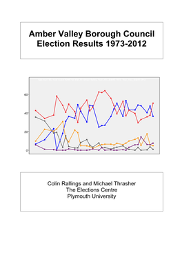 Amber Valley Borough Council Election Results 1973-2012