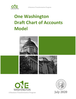 One Washington Draft Chart of Accounts Model