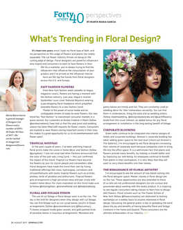 PDF: What's Trending in Floral Design?