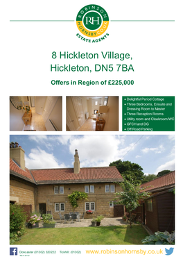 8 Hickleton Village, Hickleton, DN5 7BA